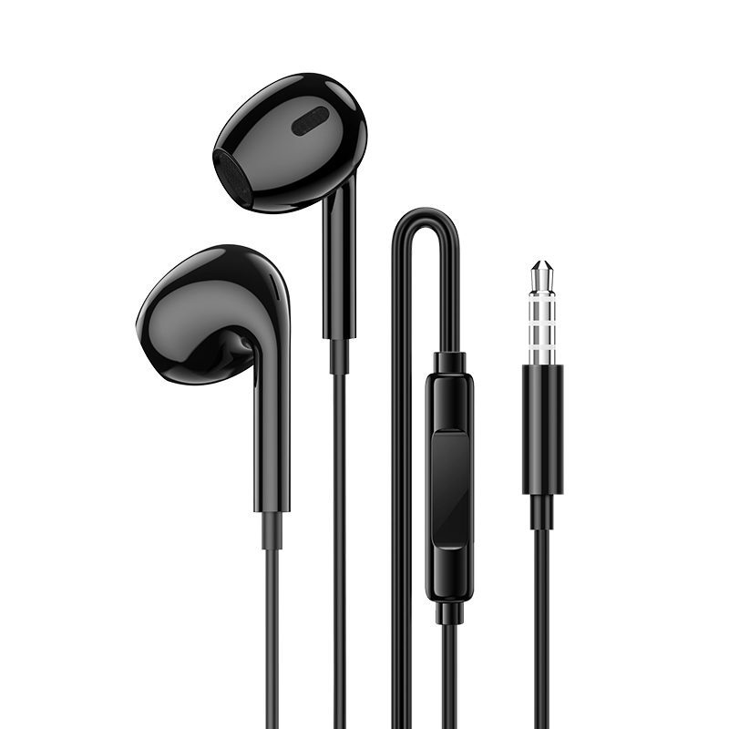 Borofone Earphones BM100 Max Fuente with microphone black
