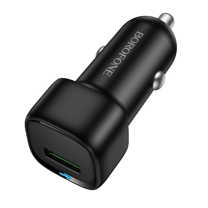 Borofone Car charger BZ34 Cloud - USB - QC 3.0 18W black
