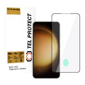 Tempered glass Tel Protect 10X HD Titanium for Samsung Galaxy S22/S23 (with fingerprint unlock) (envelope)