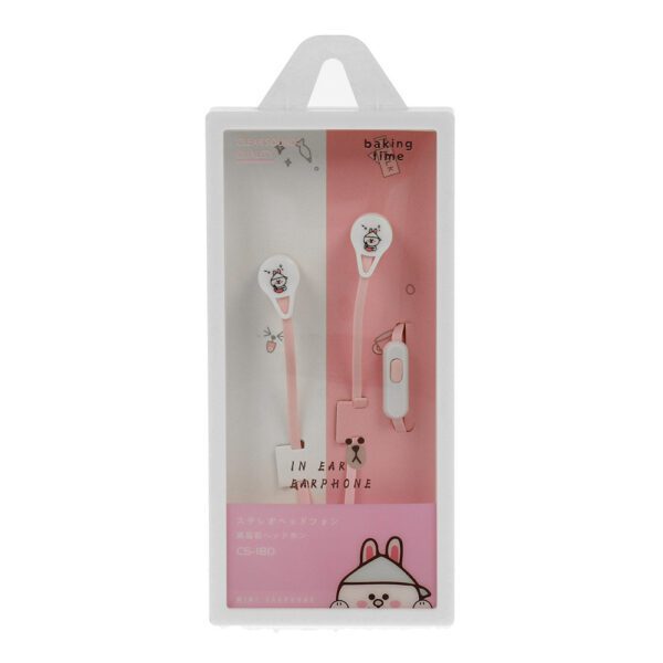 product-13195 Earphones CASNI - CS-180 with microphone Pink