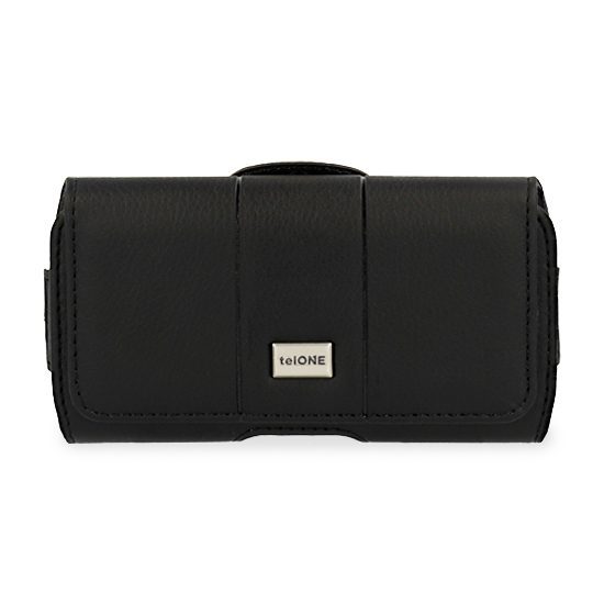 product-6096 Telone MAX Belt Holster (SIZE 16) for Iphone 13/13 Pro/14/14 Pro/15/15 Pro/16/16 Pro/17/17 Pro/Samsung S24/S25 black, leather (145x75x14 mm)