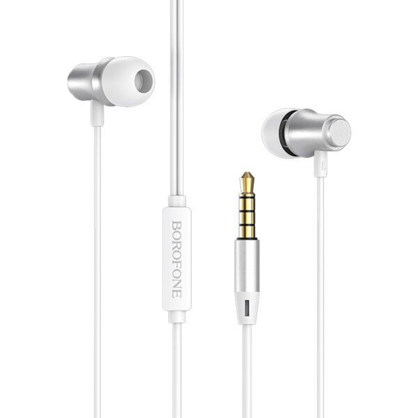 product-63949 Borofone Earphones BM29 Gratified with microphone silver