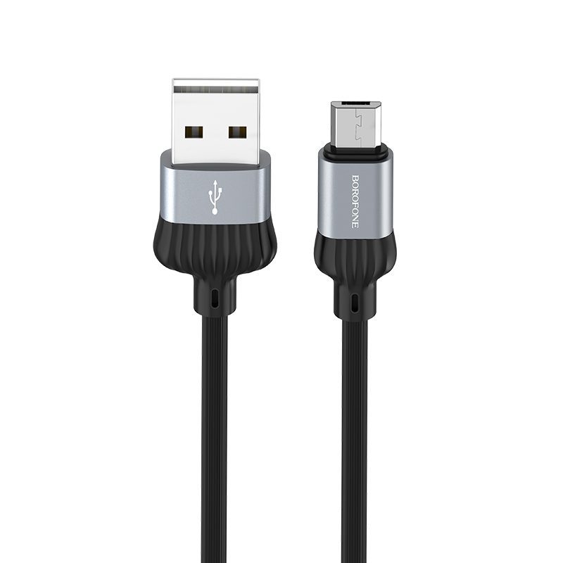 Borofone Cable BX28 Dignity - USB to Micro USB - 2,4A 1 metre grey