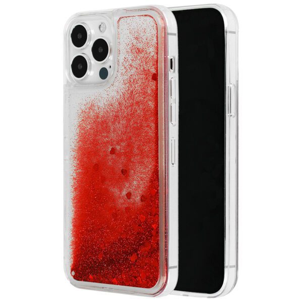 Liquid Heart Case for Iphone 11 Pro Red