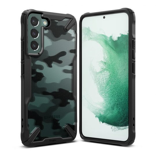 product-69750 Case RINGKE Fusion X for Galaxy S22 Plus - Camo Black