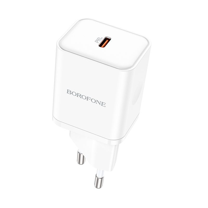 product-72068 Borofone Wall charger BN6 Field - Type C - QC 3.0 PD 20W white