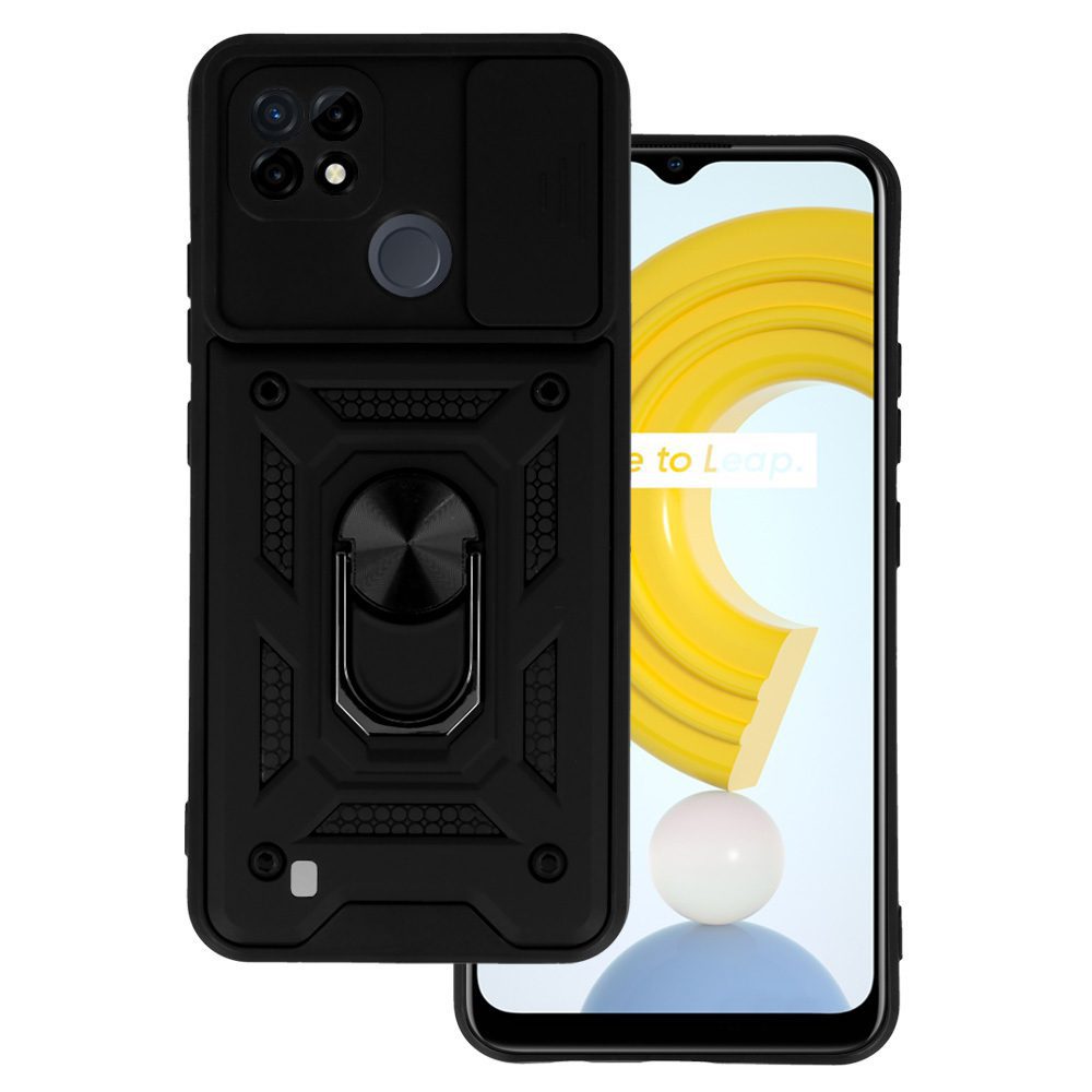 product-72164 Slide Camera Armor Case for Realme C21 Black