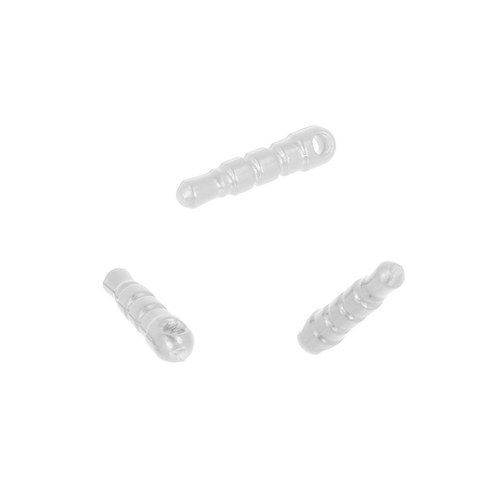 Silicone anti-dust plug Jack 3,5mm white - 10 pieces