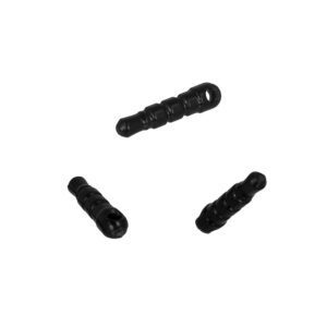 Silicone anti-dust plug Jack 3,5mm black - 10 pieces