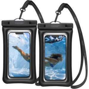 Case SPIGEN A610 Universal AMP04527 Waterproof Float Case (2-Pack) - Black