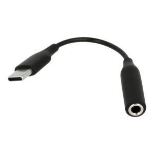 Earphones Adapter - Type C to Jack 3,5mm - Black (DAC) - EE-UC10JUW compatible with new Samsungs S20, S21, S22, S23, S24, S25 series