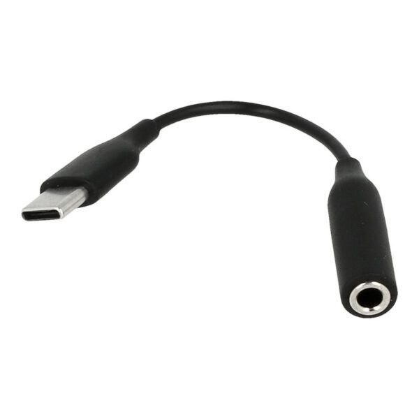 product-74012 Earphones Adapter - Type C to Jack 3,5mm - Black (DAC) - EE-UC10JUW compatible with new Samsungs S20, S21, S22, S23, S24, S25 series