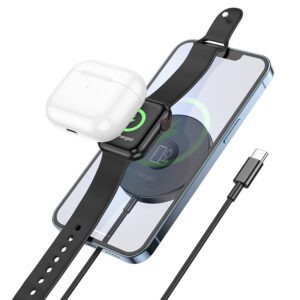 product-83628 Borofone Wireless induction charger BQ18 Energy magnetic 3 in 1 15W black