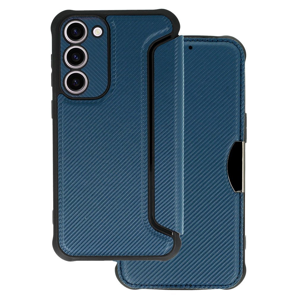 Razor Carbon Book Case for Samsung Galaxy S23 Plus navy