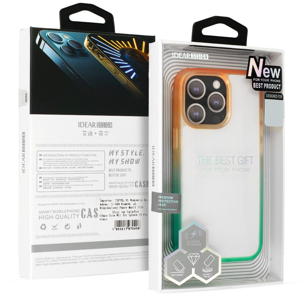 IDEAR Case W15 for Iphone 14 Plus orange-mint