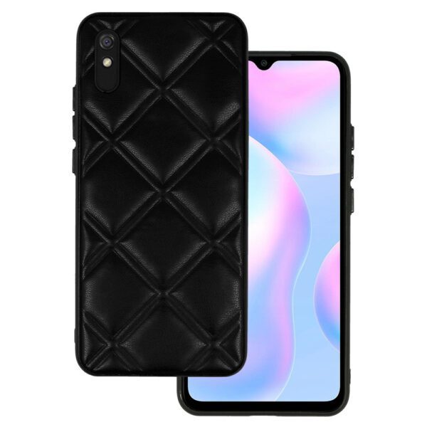 product-85508 Leather 3D Case for Xiaomi Redmi 9A design 3 black