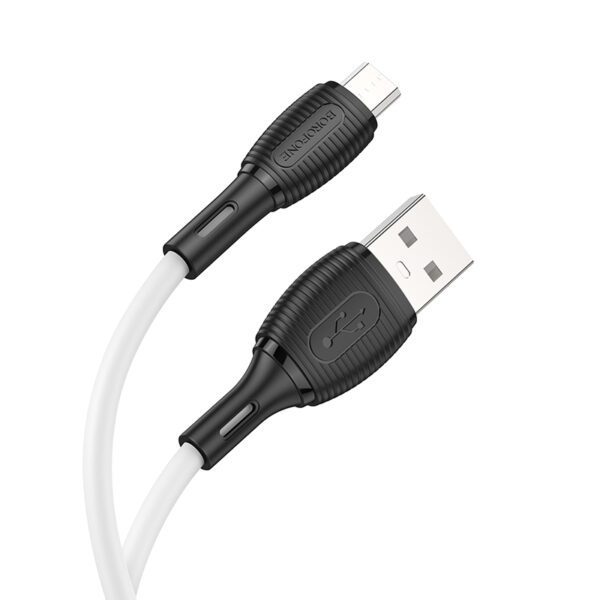 Borofone Cable BX86 Advantage - USB to Micro USB - 2,4A 1 metre white