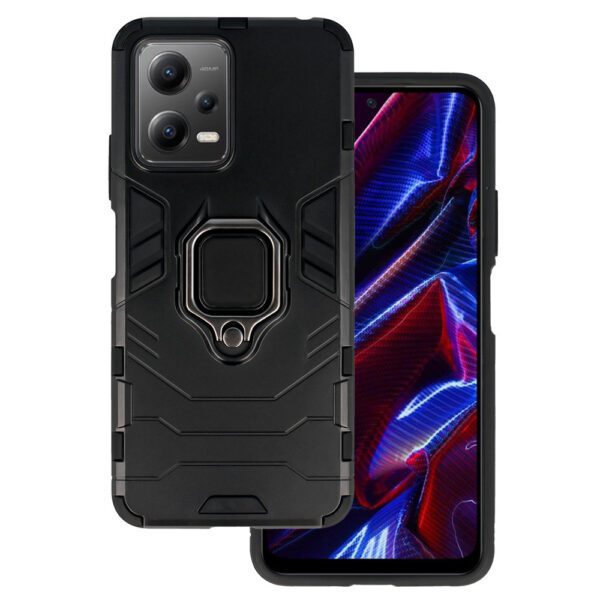 product-86800 Ring Armor Case for Xiaomi Redmi Note 12 5G/Poco X5 Black