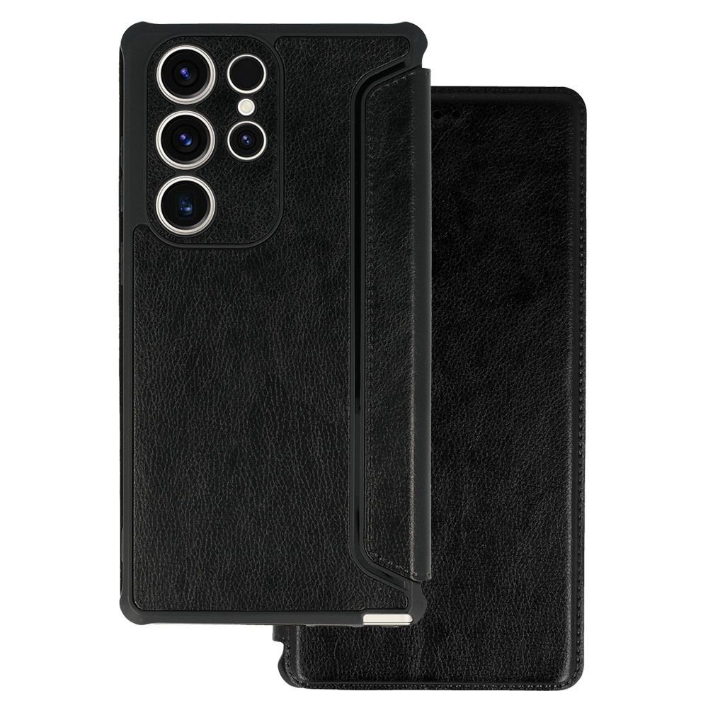 Razor Leather Book Case for Xiaomi Redmi 12C/11A black