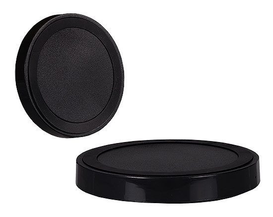 Wireless Induction Charger QI Universal - ROUND Type 01 BLACK (min. 2A)