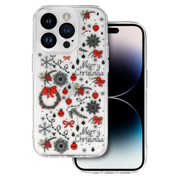product-88894 TEL PROTECT Christmas Case for Samsung A25 5G/A24 4G Design 5 Clear