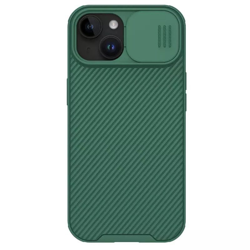 Nillkin CamShield Pro PC+TPU Case for Iphone 15 green