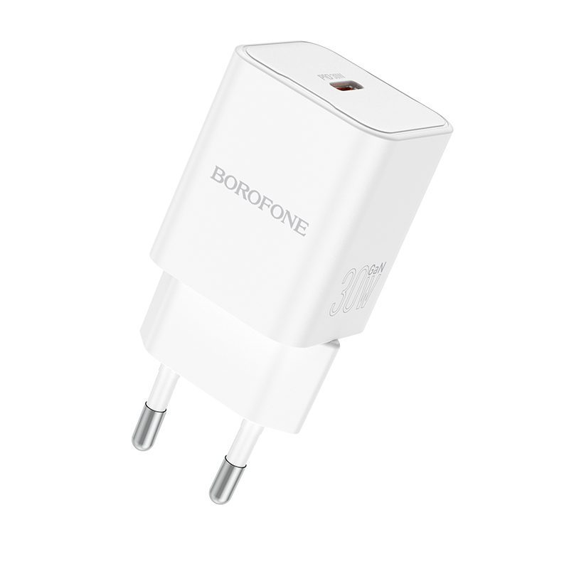 product-91489 Borofone Wall charger BN13 Safety GaN - Type C - PD 30W white
