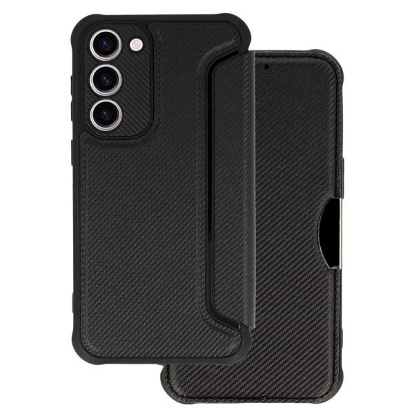 Razor Carbon Book Case for Samsung Galaxy S23 Plus black