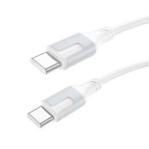 Borofone Cable BX101 Creator - Type C to Type C - 60W 3A 1 metre white