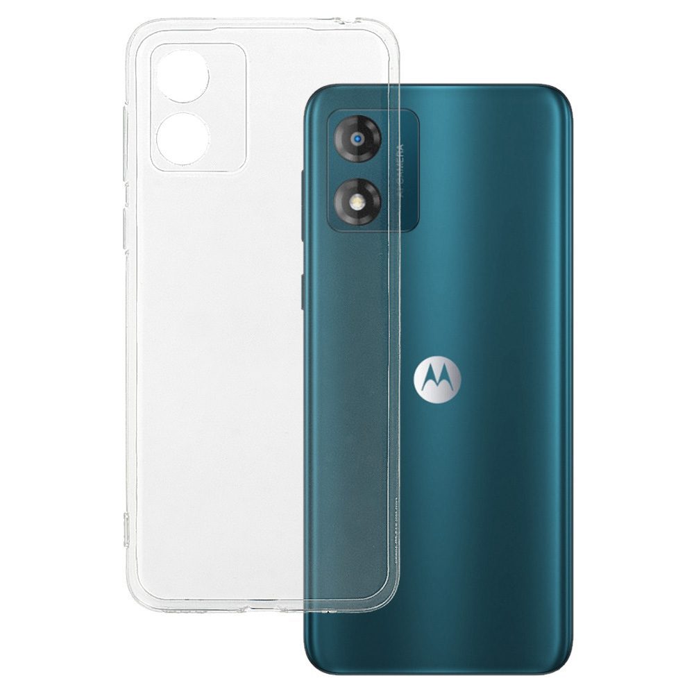 product-93761 Ultra Clear 1mm Case for Motorola Moto E13 Transparent