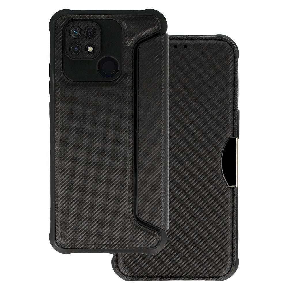 Razor Carbon Book Case for Xiaomi Redmi 12C/11A black