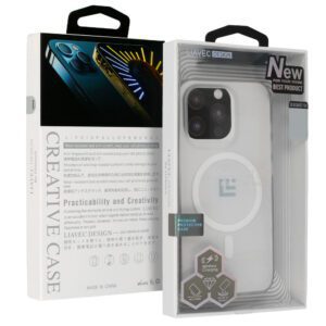 Warframe Magsafe Series Case for Iphone 15 Plus white