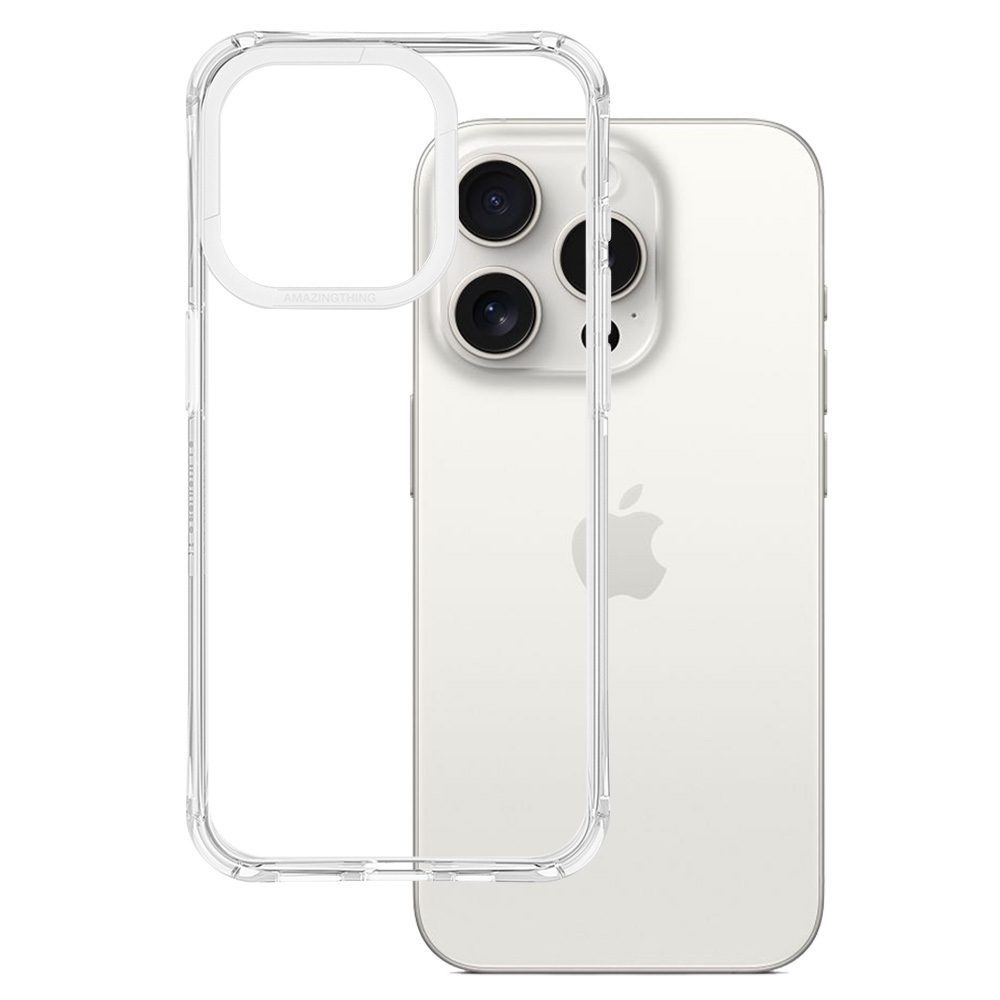 Amazing Thing Titan Edge Case 15FT IP156.7PTECL for Iphone 15 Pro Max transparent
