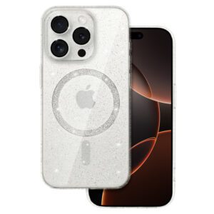 Glitter Magsafe Case for Iphone 16 Pro Max transparent