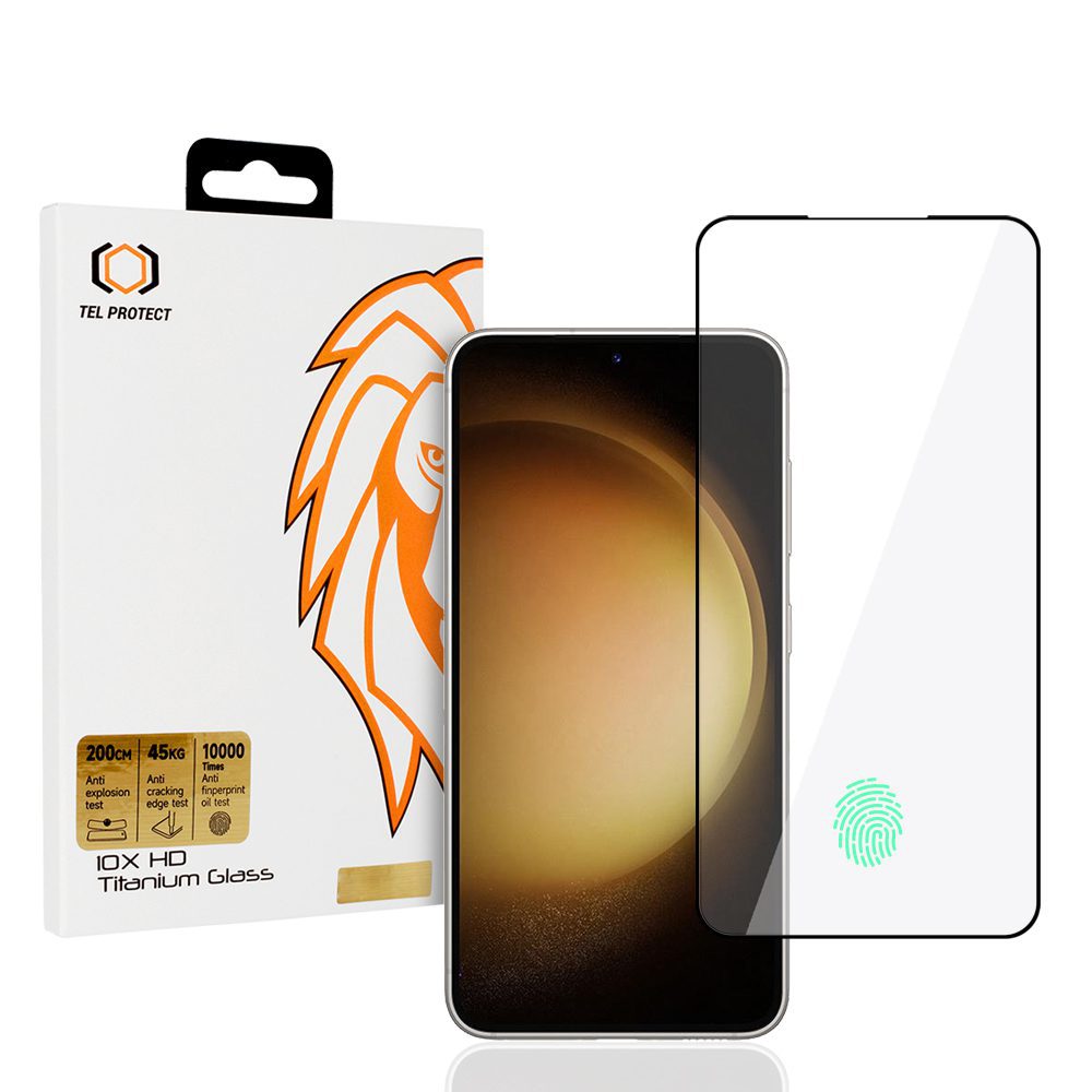 product-96766 Tempered glass Tel Protect 10X HD Titanium for Samsung Galaxy S22/S23 (with fingerprint unlock)