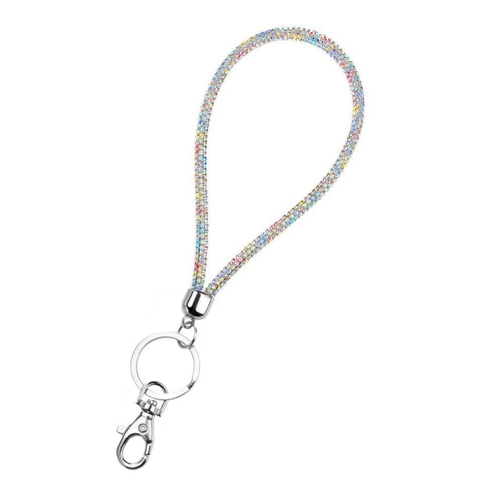 Phone pendant G-21 silver rainbow