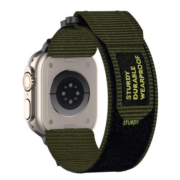 Nylon loop for Apple Watch 42/44/45/49 design 4 khaki