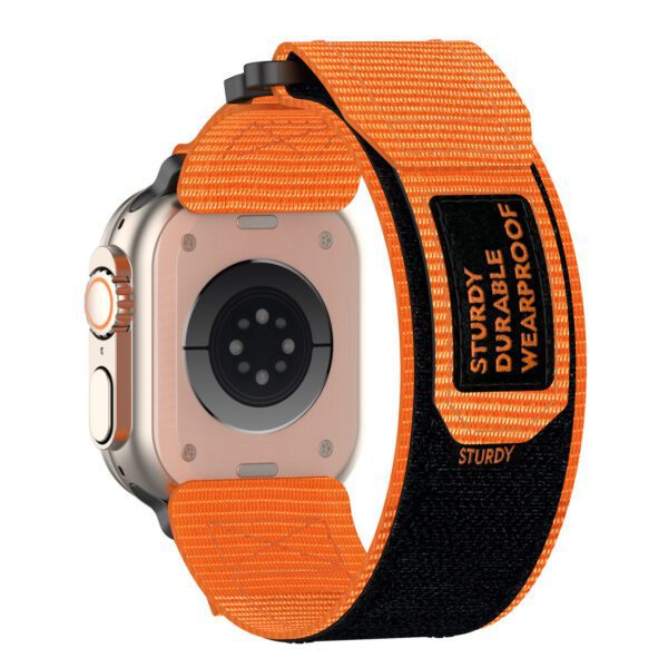 Nylon loop for Apple Watch 42/44/45/49 design 4 orange