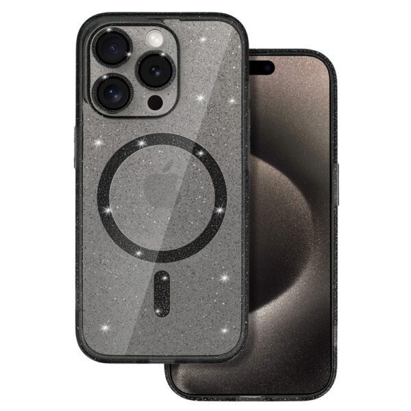 product-97082 Glitter Magsafe Case for Samsung Galaxy S23 black clear