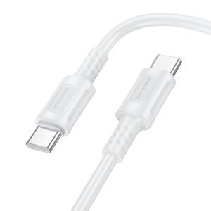 Borofone Cable BX111 Feliz - Type C to Type C - 60W 3A 1 metre white