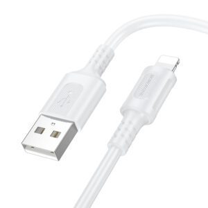 Borofone Cable BX111 Feliz - USB to Lightning - 2,4A 1 metre white