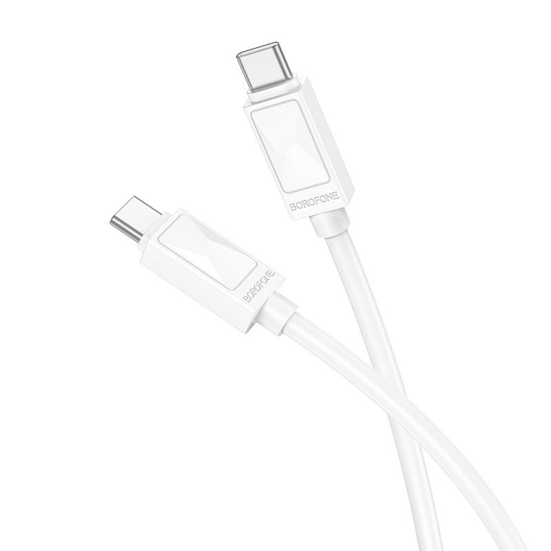 Borofone Cable BX109 Joy - Type C to Type C - 60W 3A 1 metre white
