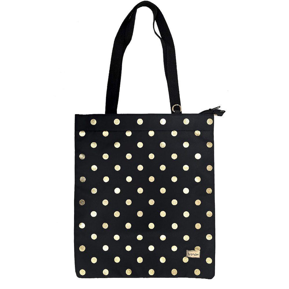 Shopping bag Wonder wzór 2 gold polka-dot