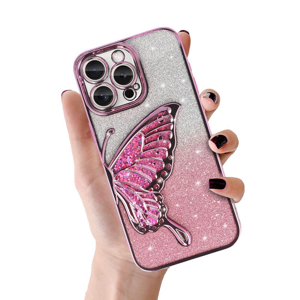 product-98271 Tel Protect Butterfly Water Case for Iphone 14 Pro pink