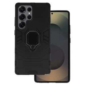 Ring Armor Case for Samsung Galaxy S25 Ultra Black