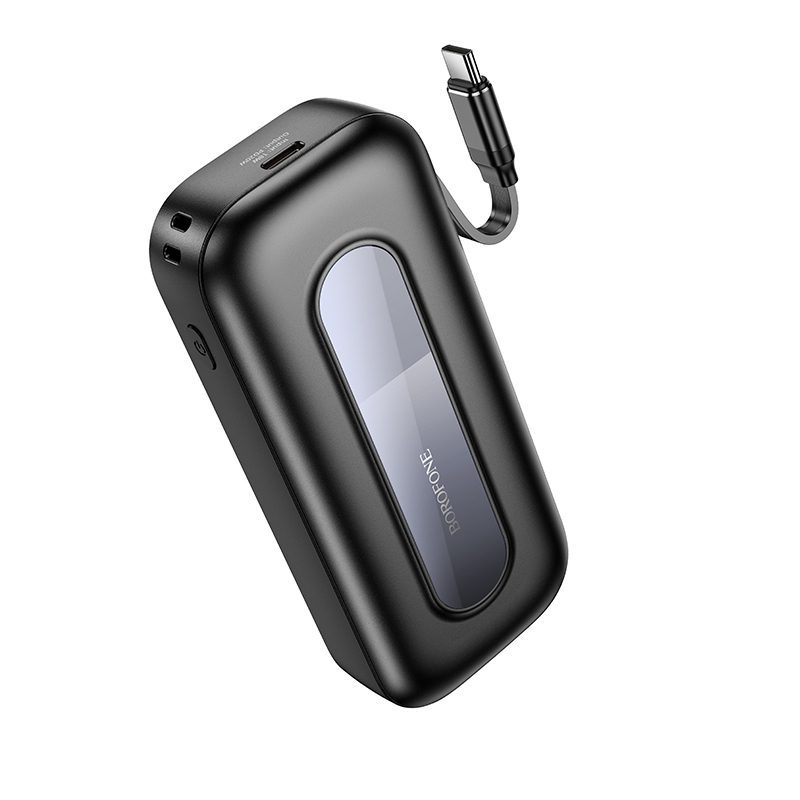 product-99497 Borofone Power Bank 10000mAh BJ74 Hermoso - Type C - QC 3.0 PD 20W with Type C cable black