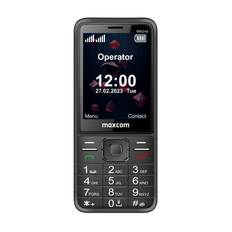 Mobile Phone GSM MAXCOM MM 245 4G BLACK