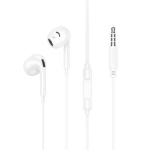 Borofone Earphones BM96 Brilliant with microphone white