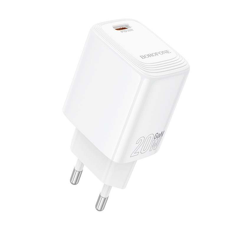 product-99879 Borofone Wall charger BN26 Fuente - Type C - PD 20W white