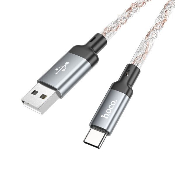 0b13c3a11b4a79b9a64ec86b2ee37ca5 Cable USB A to USB C Hoco 3A 1 m U112 gray